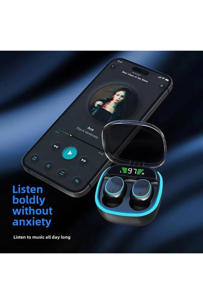 Generic Bluetooth TWS Wireless Headphones HiFi Stereo Sound, Universal for All Smartphones