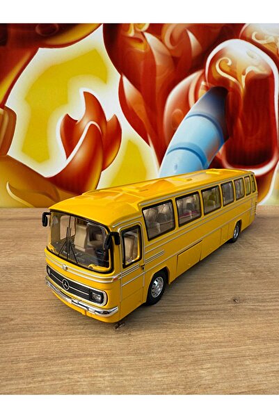 scntoys Mercedes Benz Diecast Otobüs Eski Nostaljik Mercedes Şehirler Arası Otobüs Sesli Açılan Kapılar 25CM
