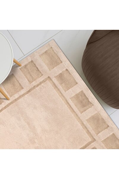 Danube Home سجادة أرضية معاصرة من كوزي، مقاس 160×230 سم، لون كريمي ذهبي، 2312...