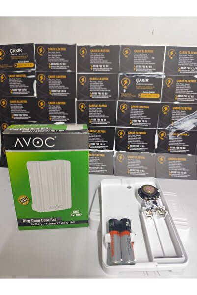 AVOX iç daire kapı zili pilli