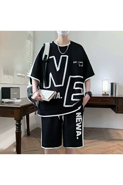 FASHION Sporty Desert Luxe Oversized Streetwear Co-Ord Set for Men