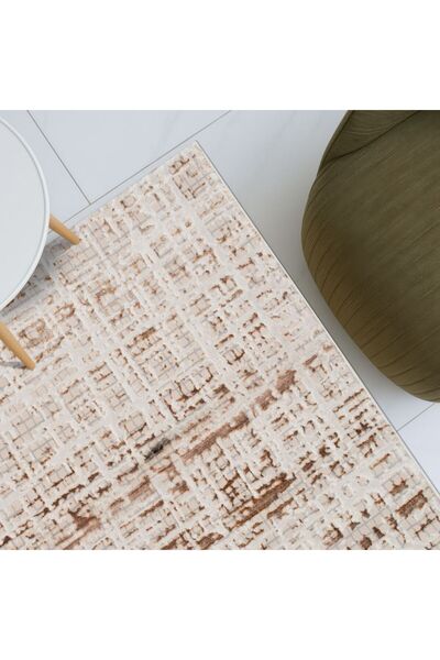 Danube Home Harmony Modern Distressed Rug Area Rug Floor Covering 240x340cm-Brown 231200400445