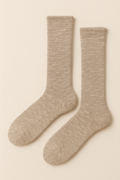 Katia&Bony Women's thick socks brown