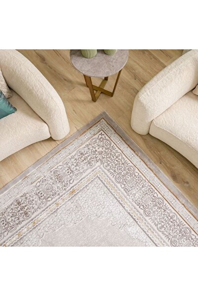 Danube Home Galeria Lux Classic Rug Area Rug Floor Covering 160x230cm-Beige White 231300472308