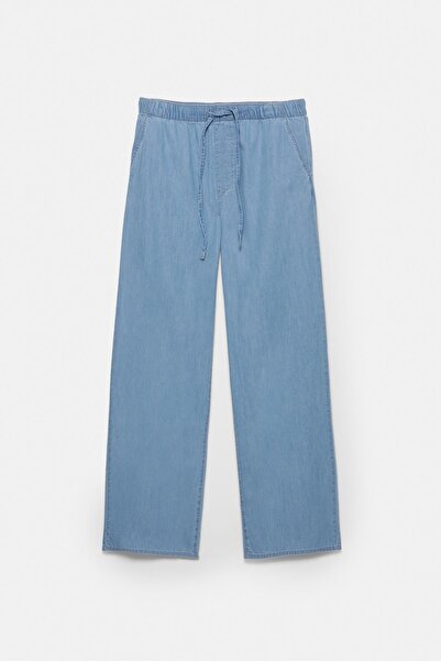Pull & Bear Flowing jeans with elasticated waist