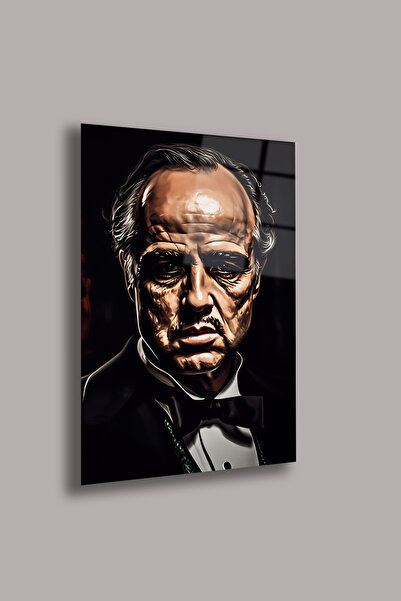 gxe.art KUM Portret mafijaša Slikanje na staklu