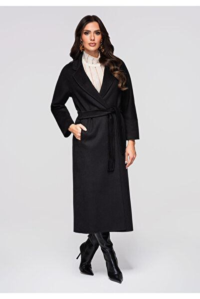 Larica by Ombre Women's Coat LARICA OW-COLC-0109 v2 - black