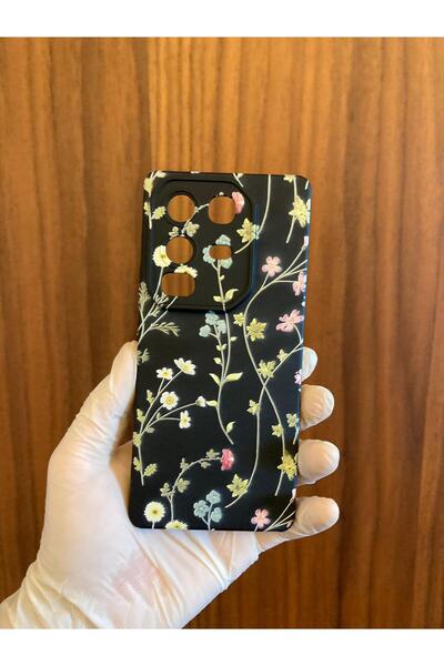 Newon غطاء هاتف NFİNİX NOTE 50 PRO مطبوع عليه زهور متسلسلة مع بطانة داخلية من...