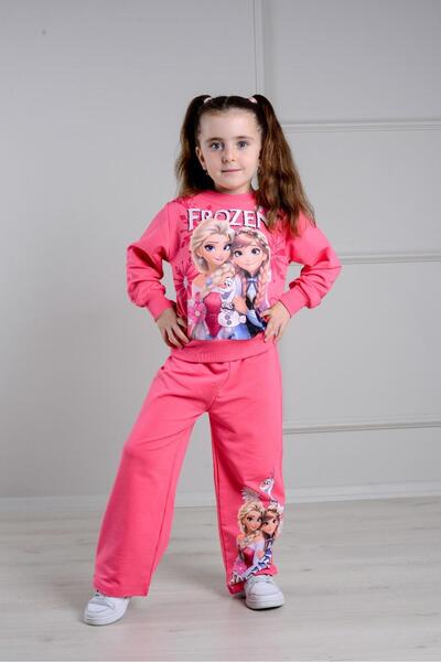 LİLLYPİCCA Set de 2 piese pentru fetiță Elsa Swea tricou și pantaloni largi c...