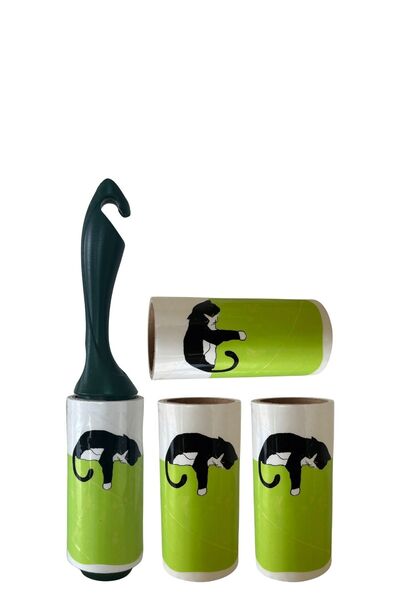 Lafilla 1 bucată de rolă cu 4 role, 30 de foi, bandă pentru colectarea părulu...