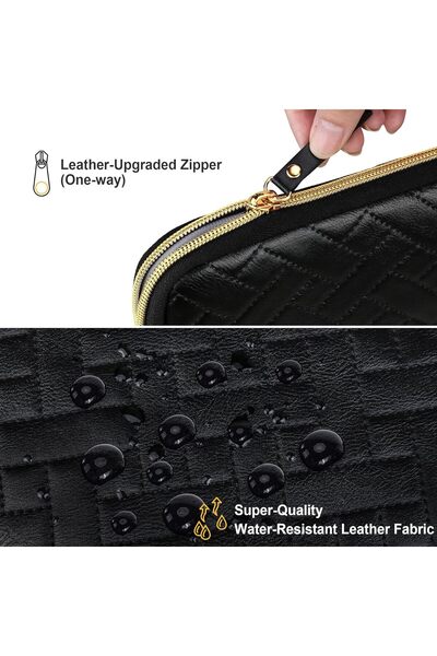 Lacdo 15-15.6 Inch Laptop Sleeve Case for 15.6 inch Laptops - Black