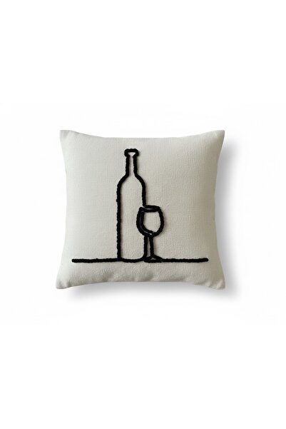 Les Passent Изпрана ленена абстрактна стъклена възглавница