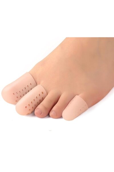 Sarphia Store Set de 6 protecții de degete din silicon, respirabile, roz