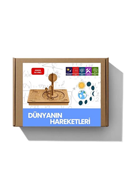 Junior Da Vinci Dünya Ay Güneş Modeli Eğitici Ahşap Oyuncak | Mevsimler – Gec...