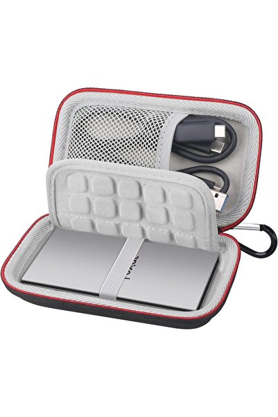 Lacdo Hard Carrying Case for Lexar ES3 Portable SSD, Black