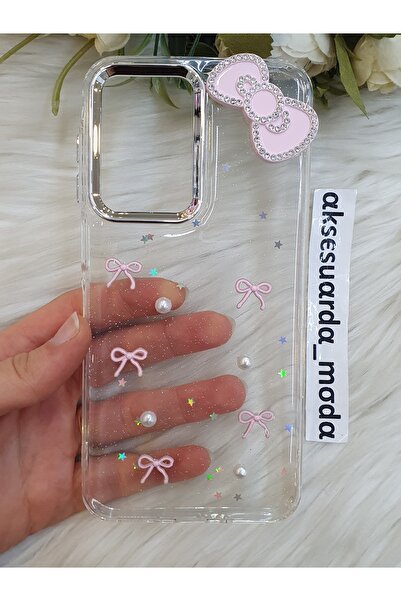 ZB Aksesuarda Moda حافظة شفافة لامعة متوافقة مع هاتف سامسونج جالاكسي A17 مع ت...