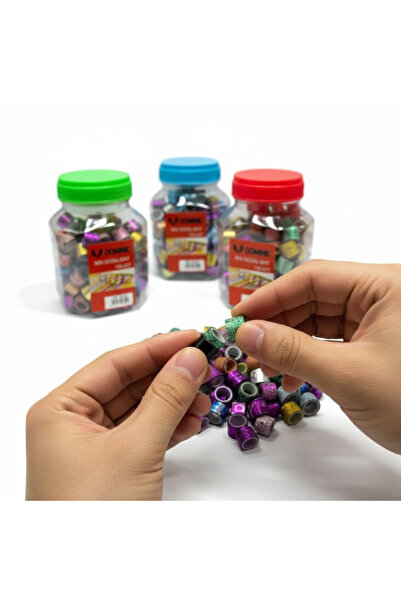 BANTTAPE Mini Karışık Desenler Simli Bant 108'Li Set