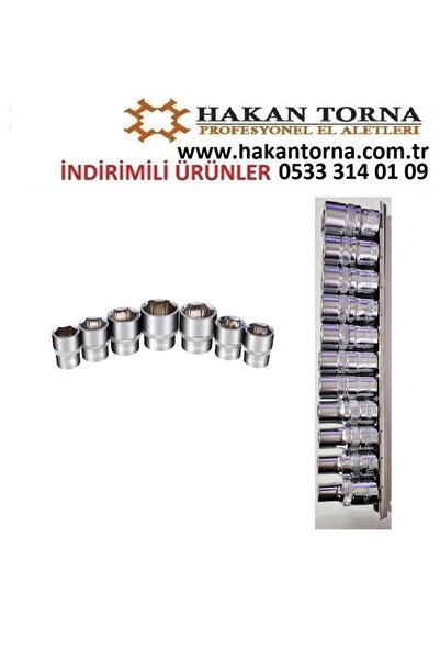 HakanTorna Ht- Arm 1/2 Short Socket Set 6 Corner Cr-V 11 Pieces