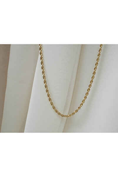 ATELİER TUĞBA قلادة ذهبية بسلسلة ملتوية KOL111