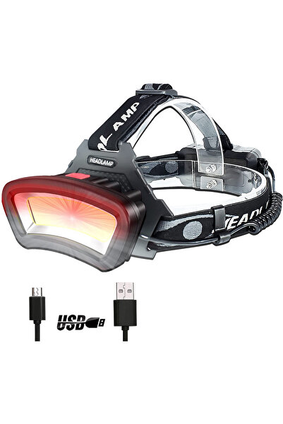 OEM LED Headlamp - 2000 Lumen, Rechargeable, USB Charging; COB