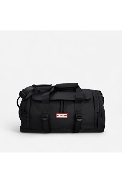Hunter Downpour Barrel Unisex Black Travel Bag Black Travel Bag Hxru0064252-Hb