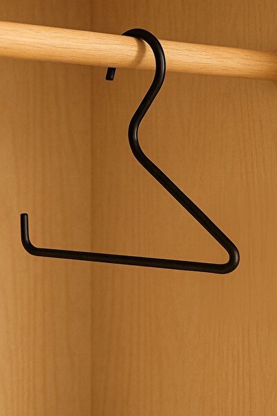 KARTEYA منظم أسود للتعليق داخل الخزانة، حامل للشالات، قطعة واحدة