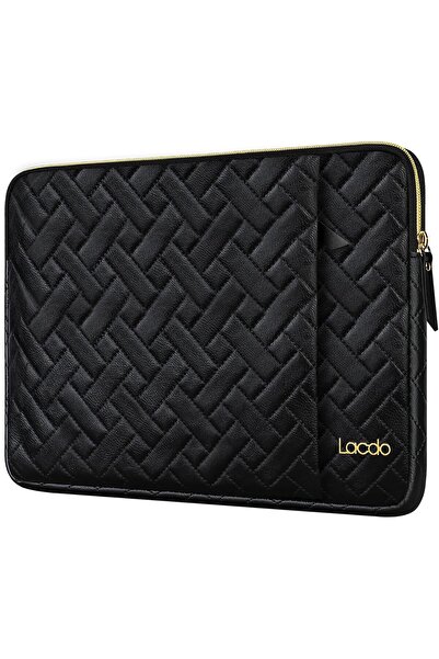 Lacdo 15-15.6 Inch Laptop Sleeve Case for 15.6 inch Laptops - Black