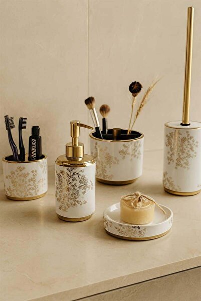 Prima Nova Primanova Eleanora Bathroom Set 5 Pieces - White