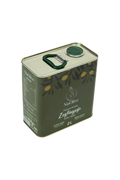 NİZ OLİVE Memecik Yeni Hasat Soğuk Sıkım Zeytin Yağı 2000 Ml