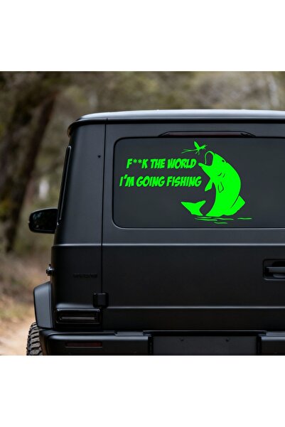 StickITsibiu I'm Going Fishing – Stickere Auto 4×4 Off-Road – Dimensiuni 70x42 cm.