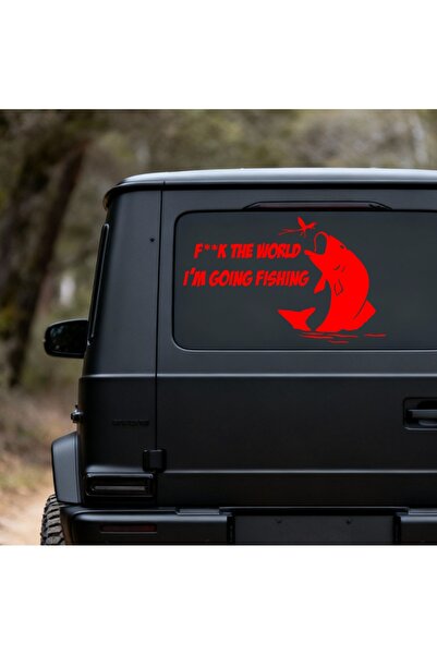 StickITsibiu I'm Going Fishing – Stickere Auto 4×4 Off-Road – Dimensiuni 100x60.7 cm.