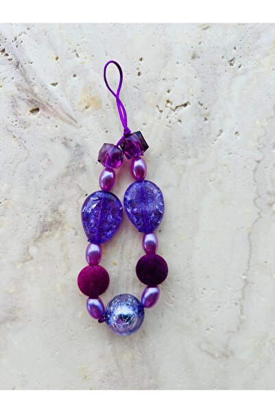 TakıcımMila Mor Şeker Telefon Charmı