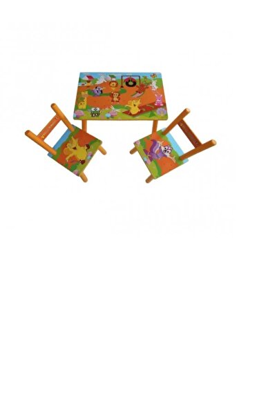 MSP Children's table with 2 chairs, MDF and wood