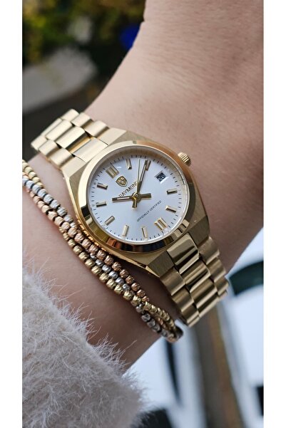 Raymond Rym-611189 Retro Quartz Women's Watch - 2 Years Warranty Gold-W