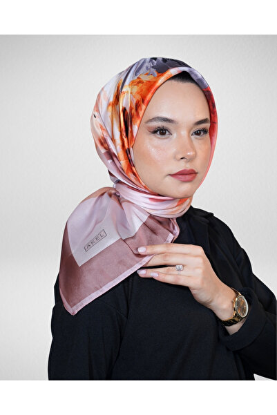 Akel Digital Crystal Scarf Pastel Floral Pattern