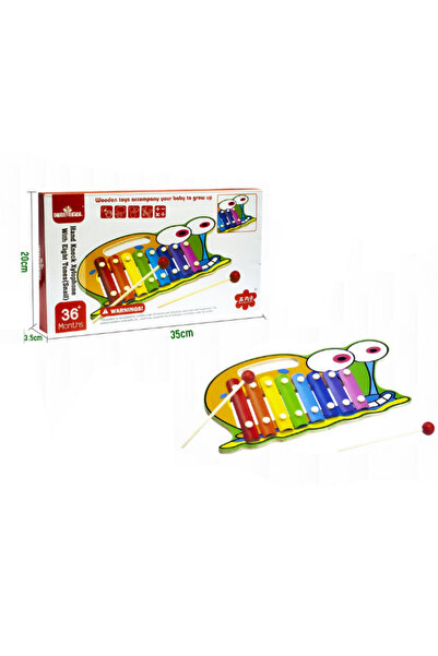 Other لعبة إكسيليفون موسيقية خشبية للأطفال - تصميم حلزوني مع 8 نغمات موسيقية ...