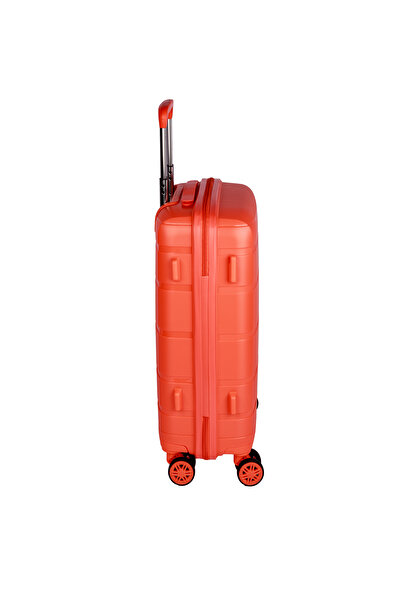 Sagrada Catalana LEKI Nomadika Trolley Orange -76 cm Large 4 double wheels 360°