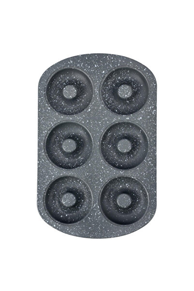 ROYALFORD Smart 6-Cavity Granite Donut Mold Pan
