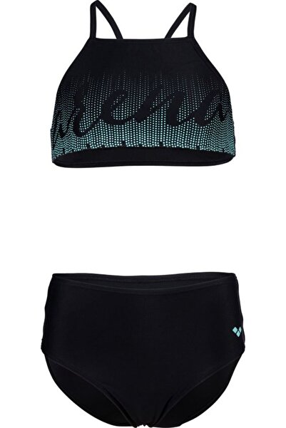 ARENA Girls Graphic Swimsuit Bikini Crop Top Girls' Bikini Bottom Top Set 006207500