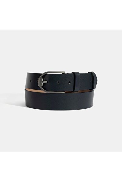 Desa Men's Navy Blue Sports Leather Belt