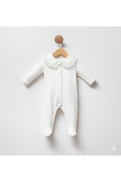 Csp Cassiope Ruffled Collar Baby Romper