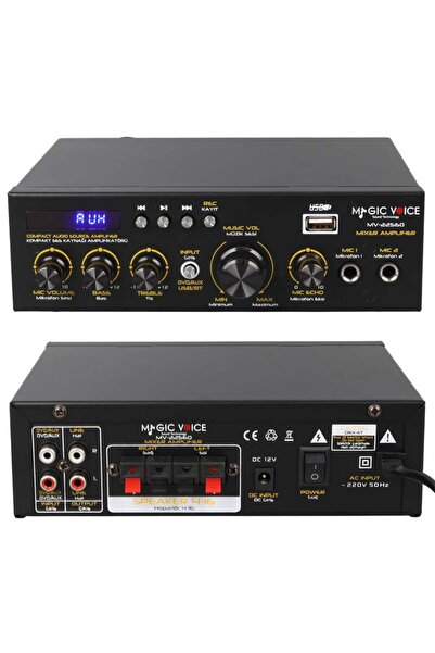 MagicVoice MV-22560 Dijital Karaoke Mikser Amfi