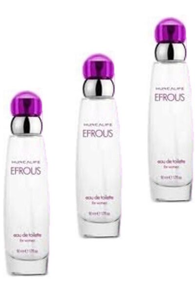 Hunca Efrouse EDT 50 ml Kadın Parfüm 3 lü SET