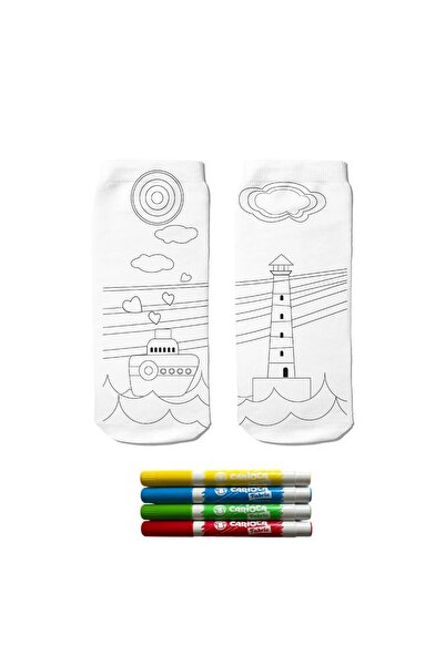 Ogobongo цифрово отпечатани боядисани чорапи