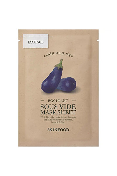 SKINFOOD EggPlant Sous Vide Mask Sheet Face mask with eggplant extract 22 gr