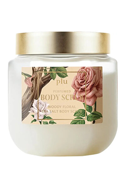 PLU Perfumed Woody Floral Exfoliant de corp parfumat cu sare de mare 500 gr