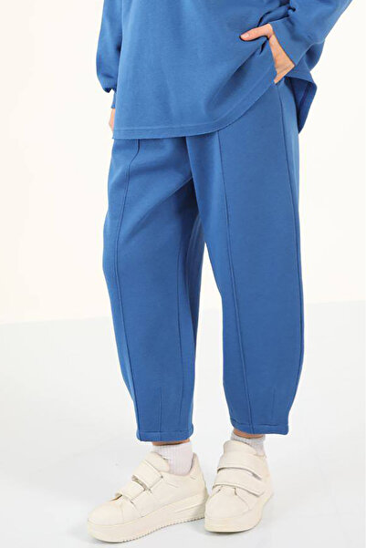 My City 5293 - 3 İplik Ş Fleece-Lined Comfortable Loose Women's Sweatpants