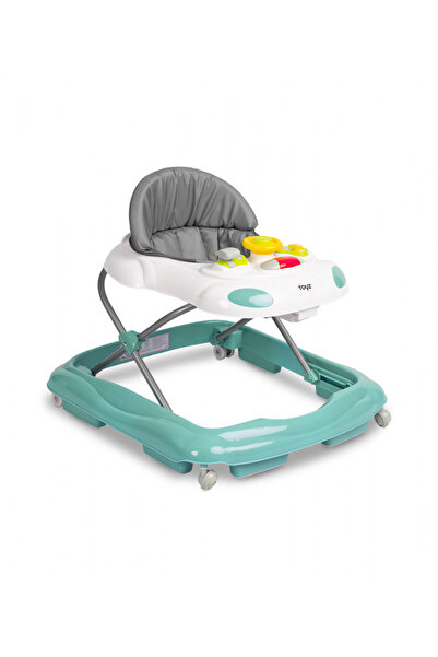 TOYZ by Caretero Foldable walker with adjustable height, educational panel an...