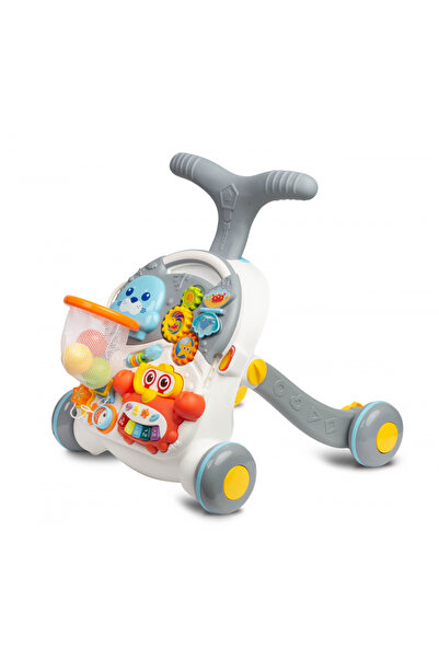 TOYZ by Caretero Toyz Spark Grey 2in1 musical toddler walker convertible into...