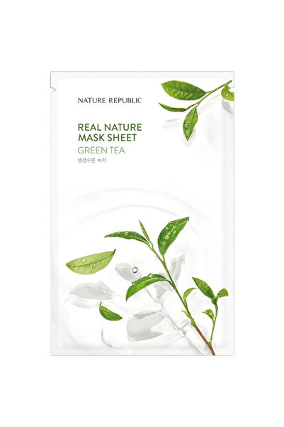 Nature Republic Real Nature Green Tea Mask Sheet Face mask with green tea extract 23 gr